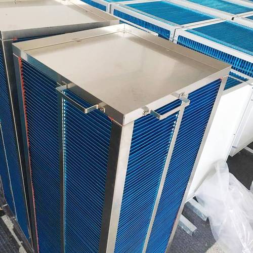 空气热交换器芯体储能柜降温提高防护等级用气气换热器环氧涂层铝箔
